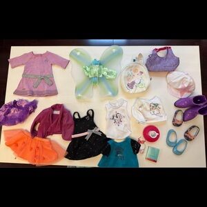 Kids Dress-Up Set with Butterfly Wings Lot American Girl